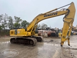 Side of used Excavator